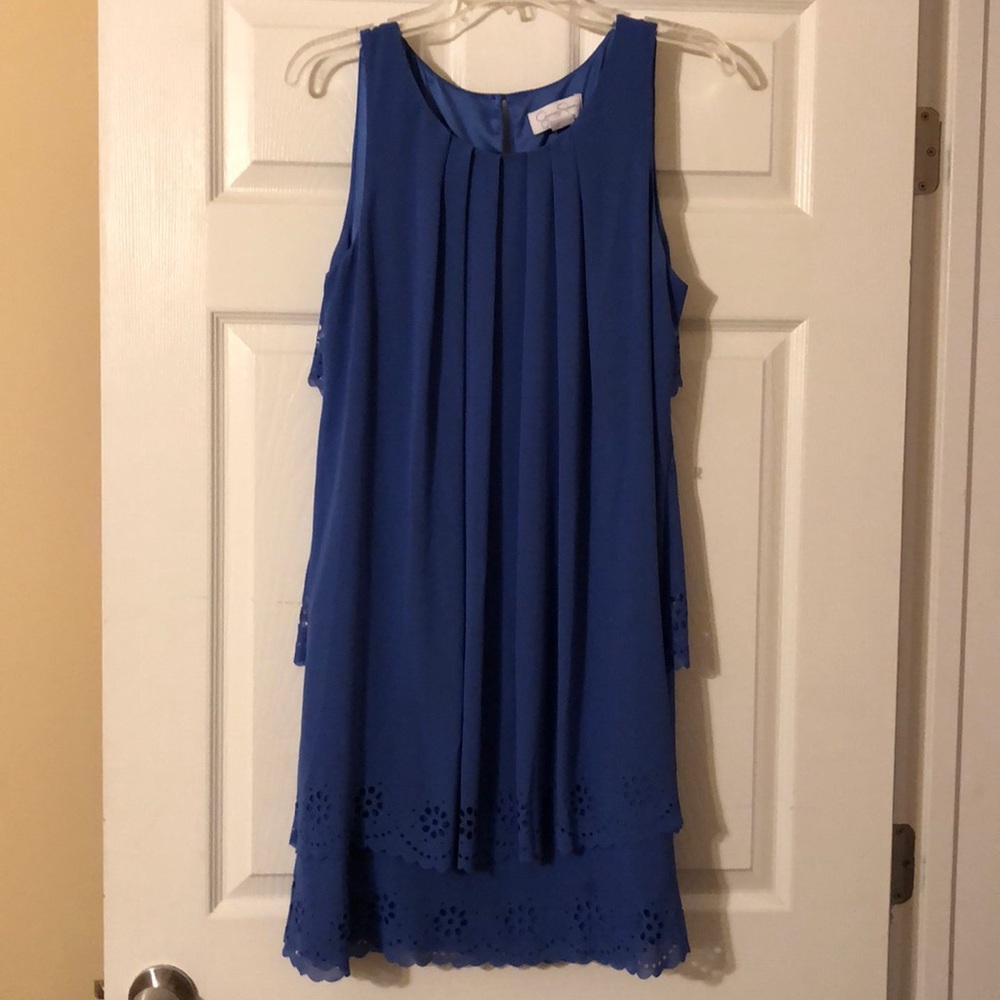 Jessica Simpson blue dress